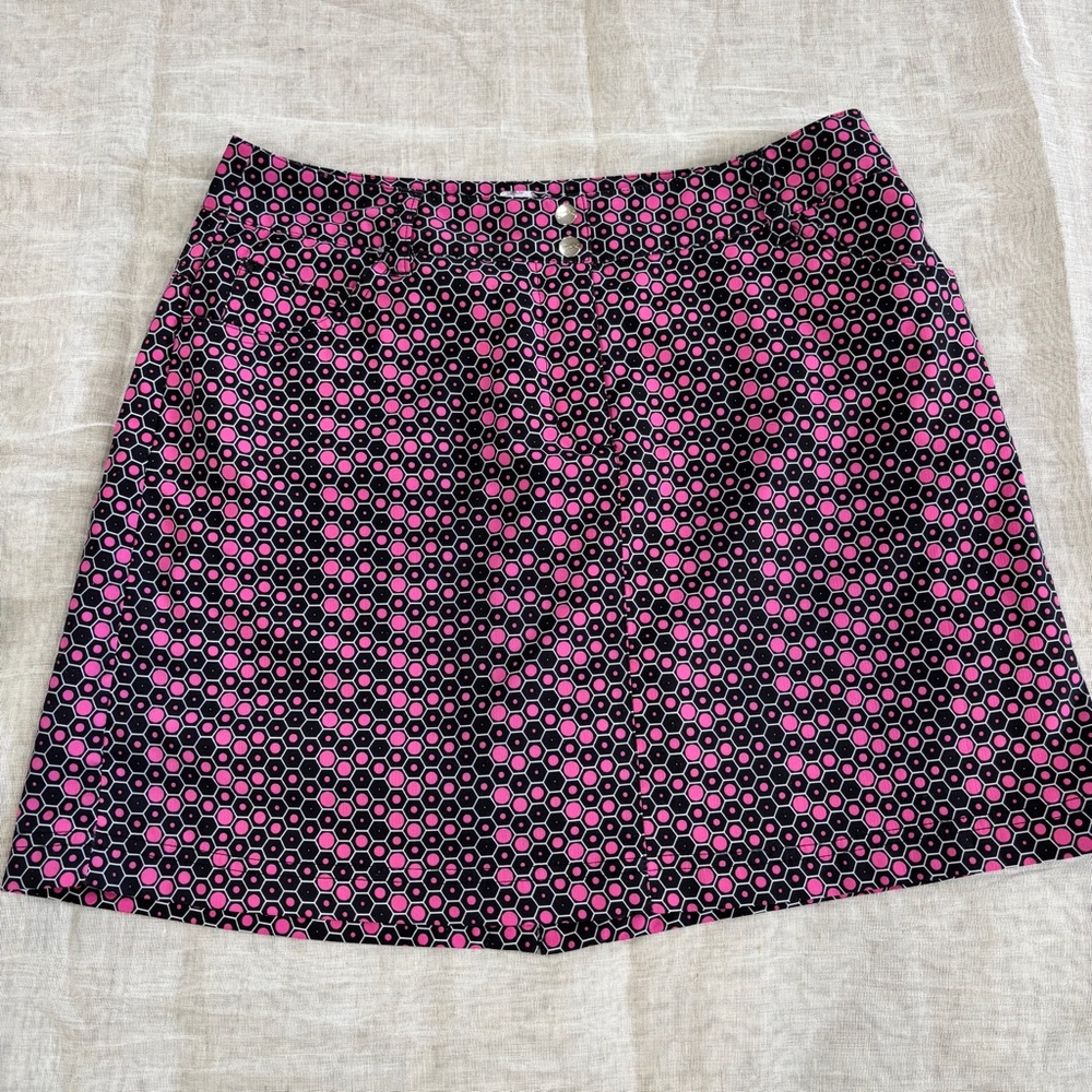 Slazenger Golf Skort/Skirt Womens Size 4 Geometric Print Pockets